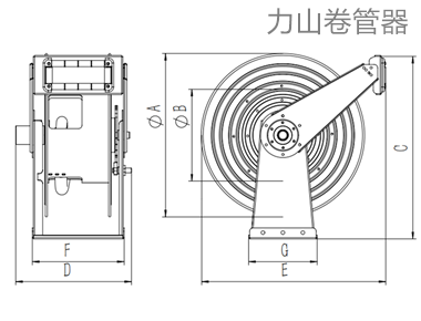 卷管器结构图